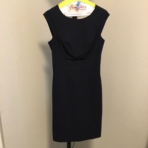 The Limited Navy Blue Dress Cap Sleeve 0
